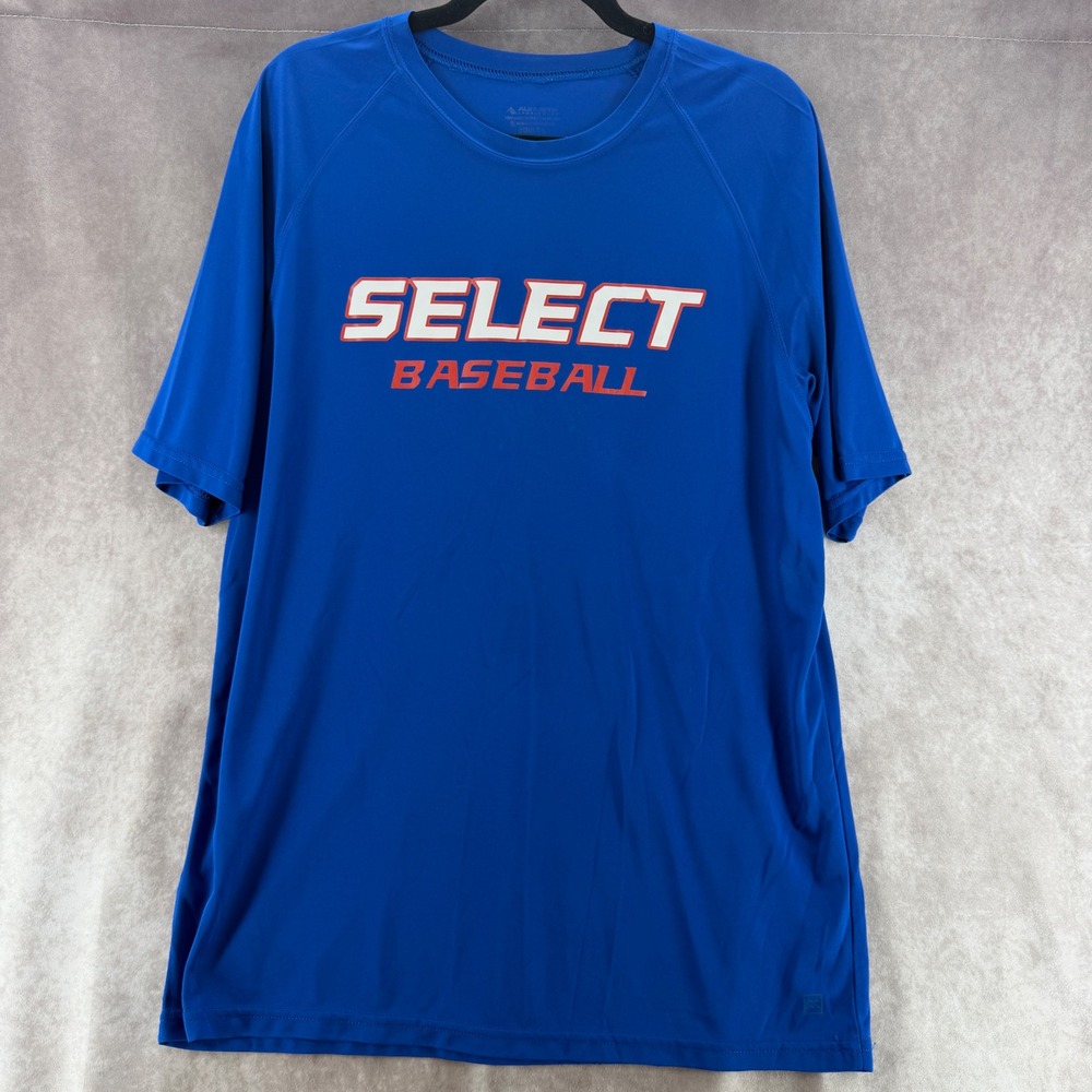 Augusta Sportswear Select Baseball Graphic Shirt Blue Large #4 Performance